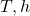  T,h 