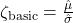  \zeta_{\mathrm{basic}}=\frac{\hat{\mu}}{\hat{\sigma}} 