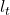  l_{t} 