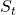  S_{t} 