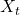  X_{t} 