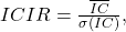  ICIR = \frac{\overline{IC}}{\sigma(IC)}, 