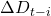  \Delta D_{t-i} 