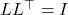  L L^\top = I 