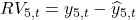  RV_{5,t} = y_{5,t} - {\widehat{y}}_{5,t} 