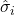  \hat{\sigma}_{i} 