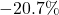  - 20.7\% 