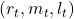  (r_{t},m_{t},l_{t}) 