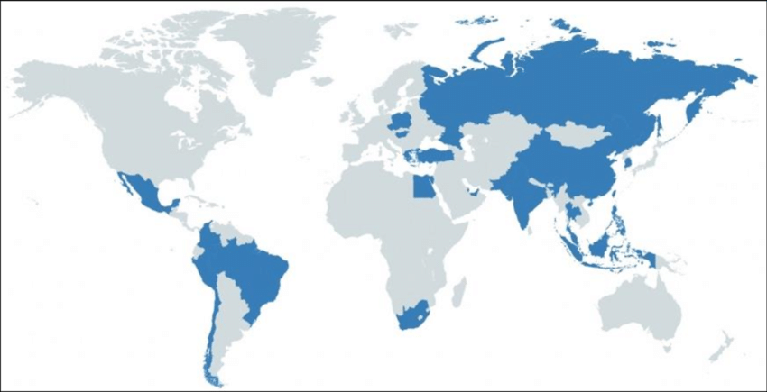 1 Map of Emerging Markets | Download Scientific Diagram