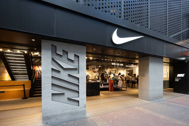 Hong Kong – August 5, 2024 : People at the Nike Store in Kowloon, Hong Kong.